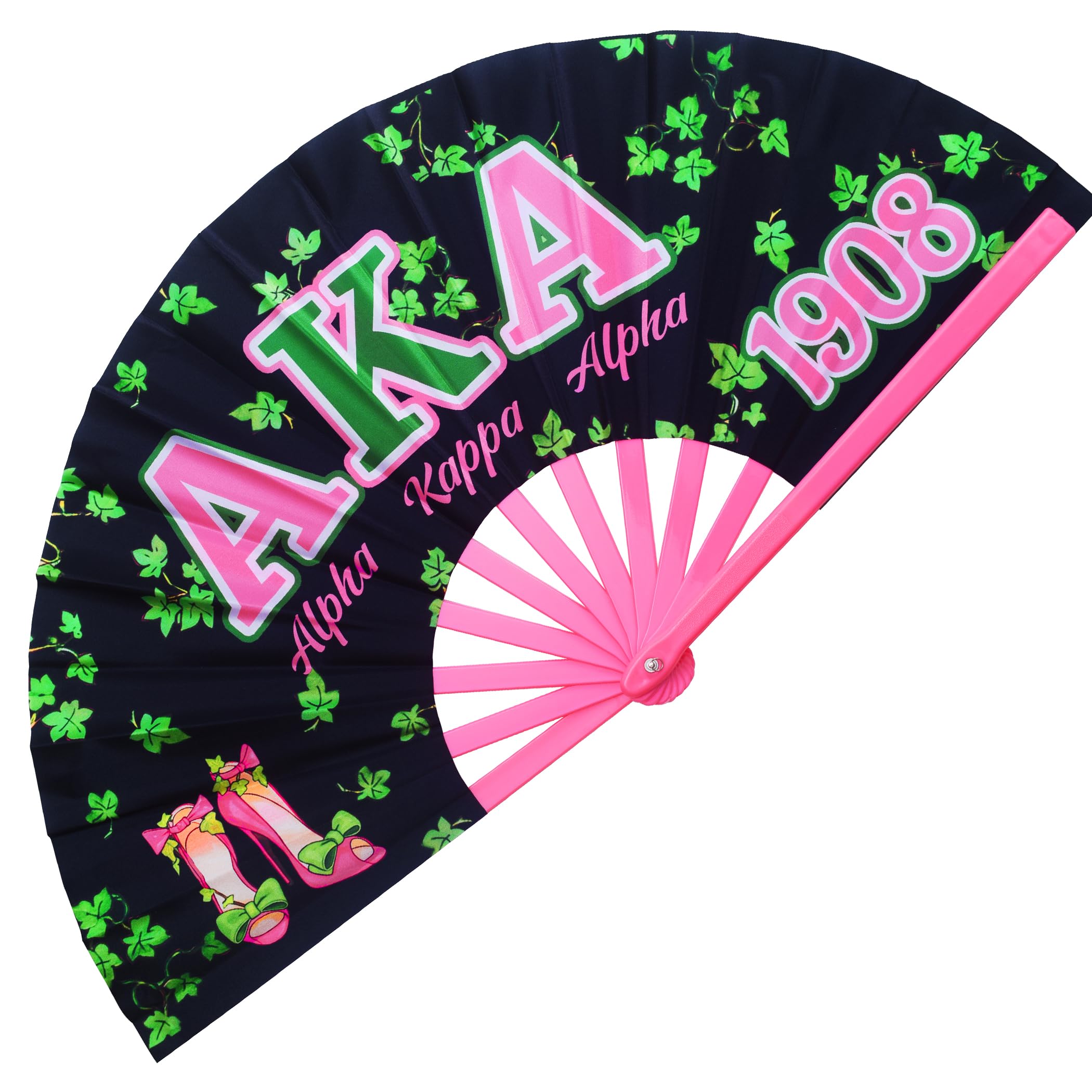 LParkin AKA Clacking Fans for Line Dancing, AKA Sorority Gifts for Women, AKA Gifts for Sisterhood Events, Party, Decoration