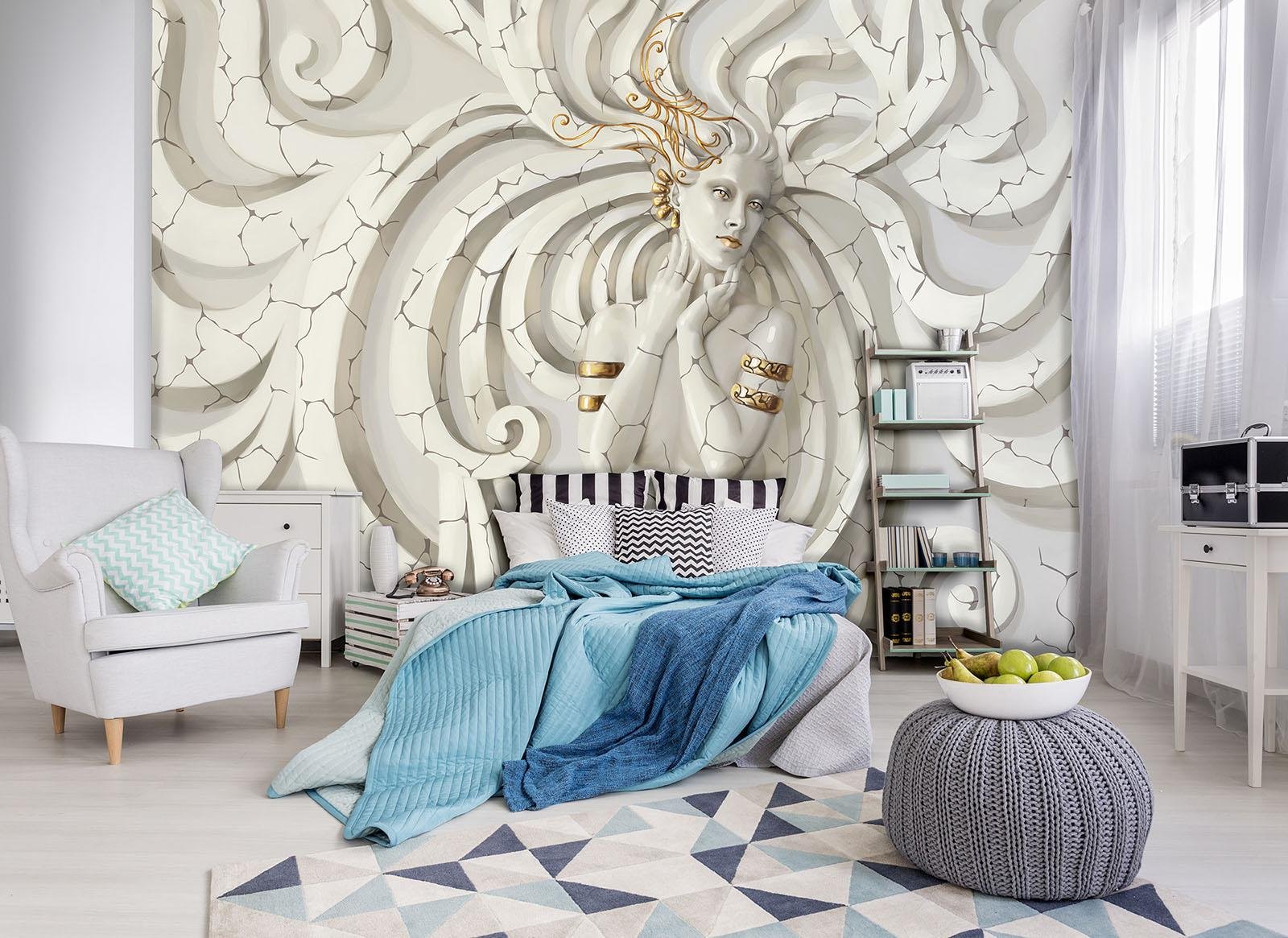 Vlies Fototapete, Modern, 312x219cm | Fototapeten - Tapeten - für Wohnzimmer Schlafzimmer - Vliestapete Wandtapete Tapete 3D Effekt- inkl. Kleister