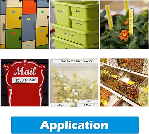 Miniatura 9 de Weemay Paquete de 7 cintas de color M compatibles con Brother Label Maker de 0.472 in 0.47 M-K231 MK131 MK431 MK531 MK631 MK731 MK731 MK Series