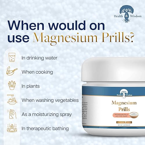 Miniatura 4 de Health and Wisdom Magnesium Prills  Kiln-Dried Magnesium Oxide Beads for Structured Thin Water  Long-Lasting, Reusable, NSFANSI Certified  Use for
