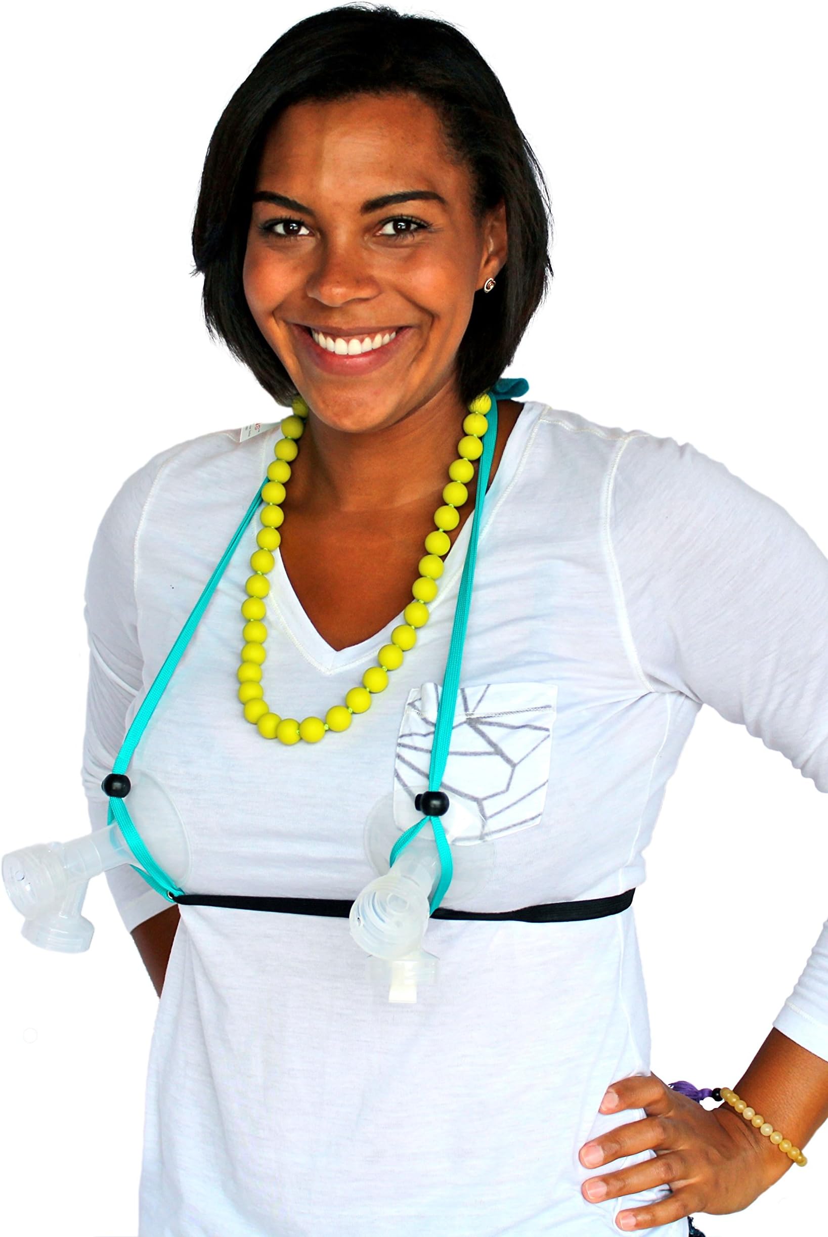 LactaMed Simplicity Hands Free Pumping Bra - Teal