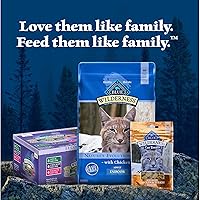 Vista 8 de Blue Buffalo Wilderness Wild Delights - Comida húmeda para gatos troceada, alta en proteínas y sin cereales, hecha con ingredientes naturales