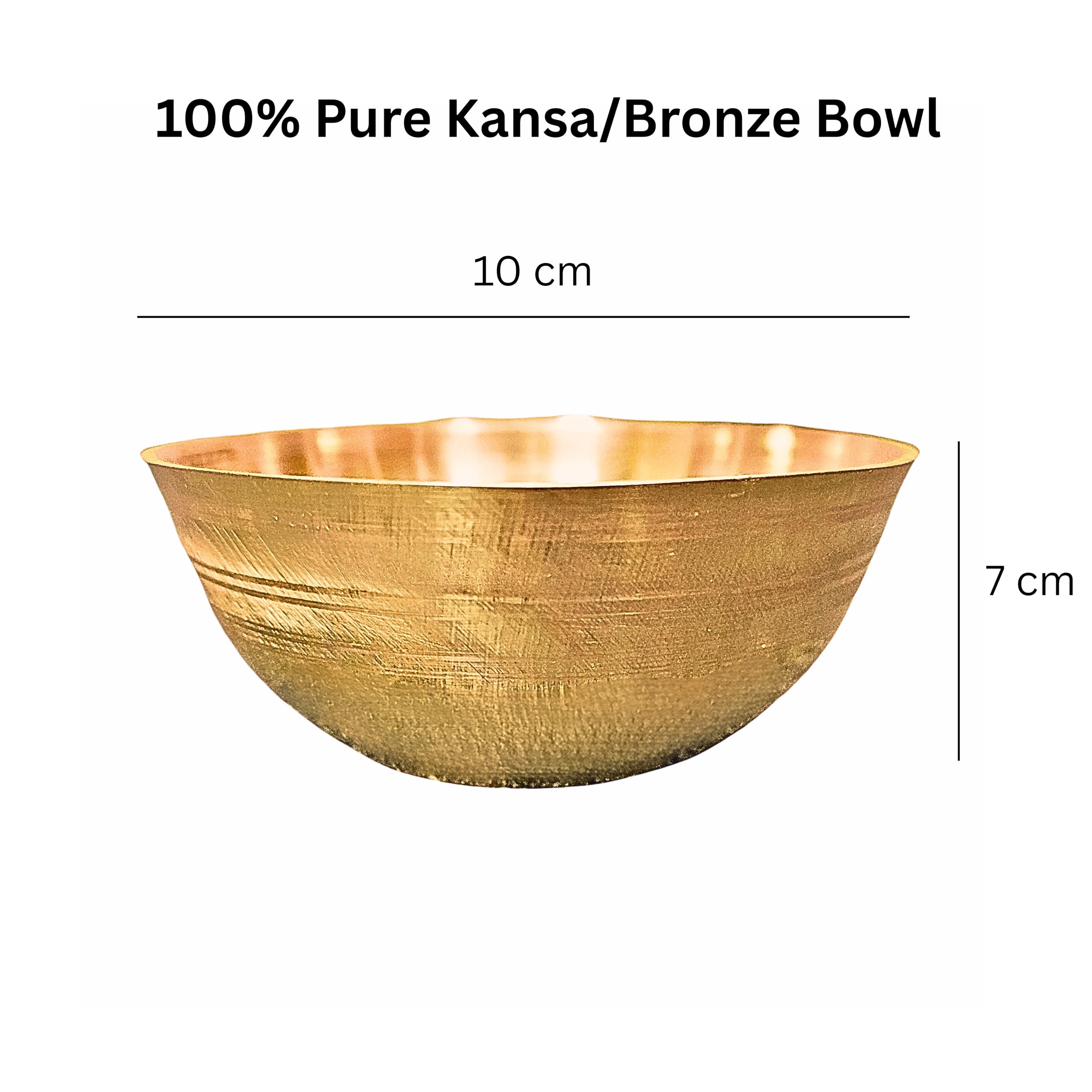 Kansa Bronze Bowls - Traditional Indian Servingware -3