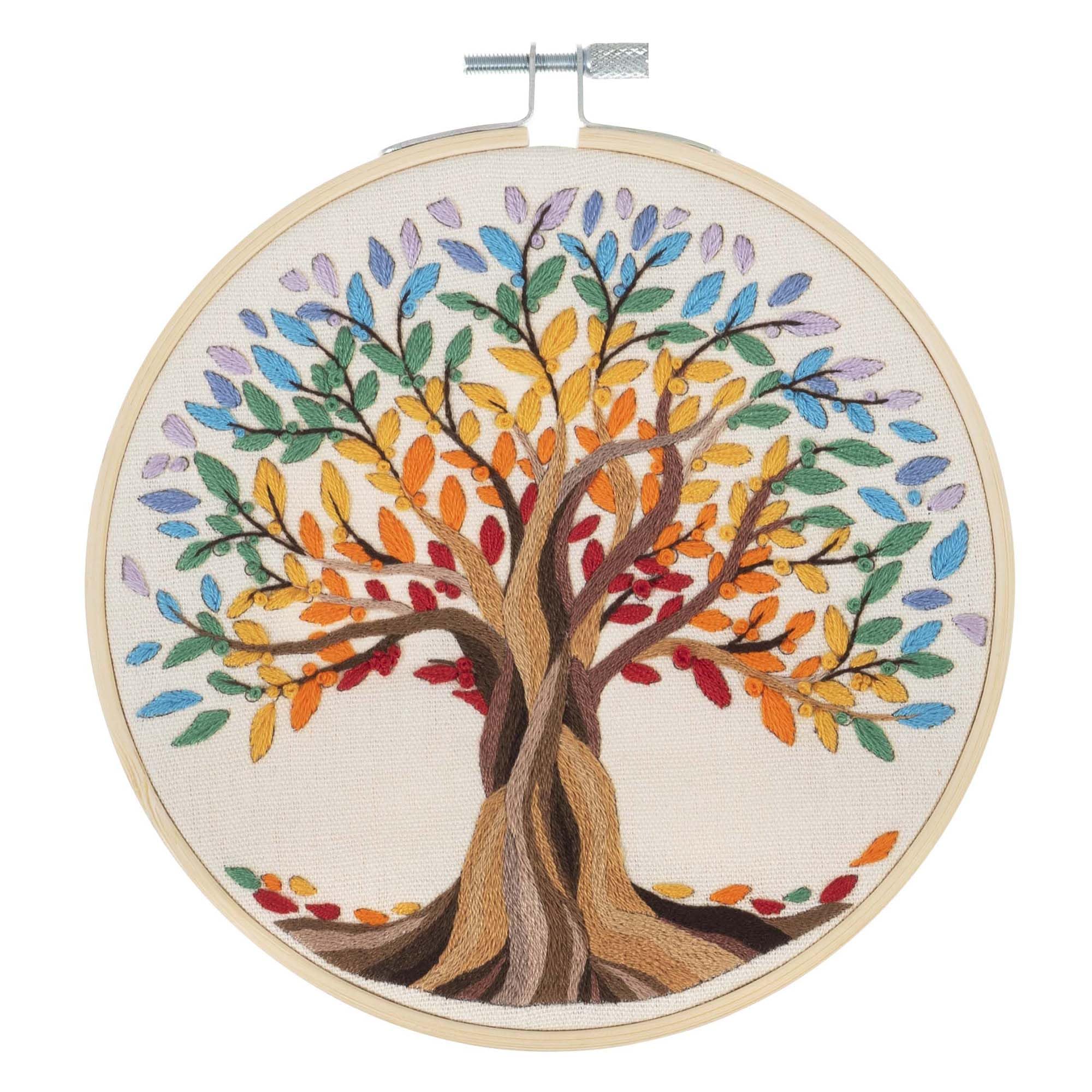 Trimits Embroidery Kit with Hoop - Tree of Life