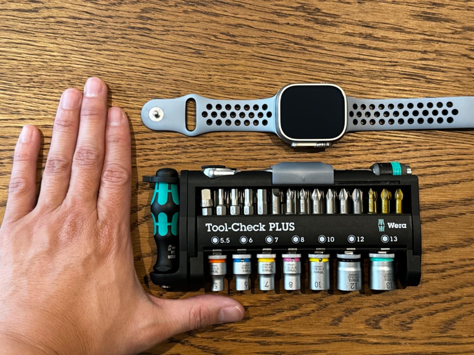 Wera 056490 Tool-Check Plus Bit Ratchet Set with Sockets - Metric photo review