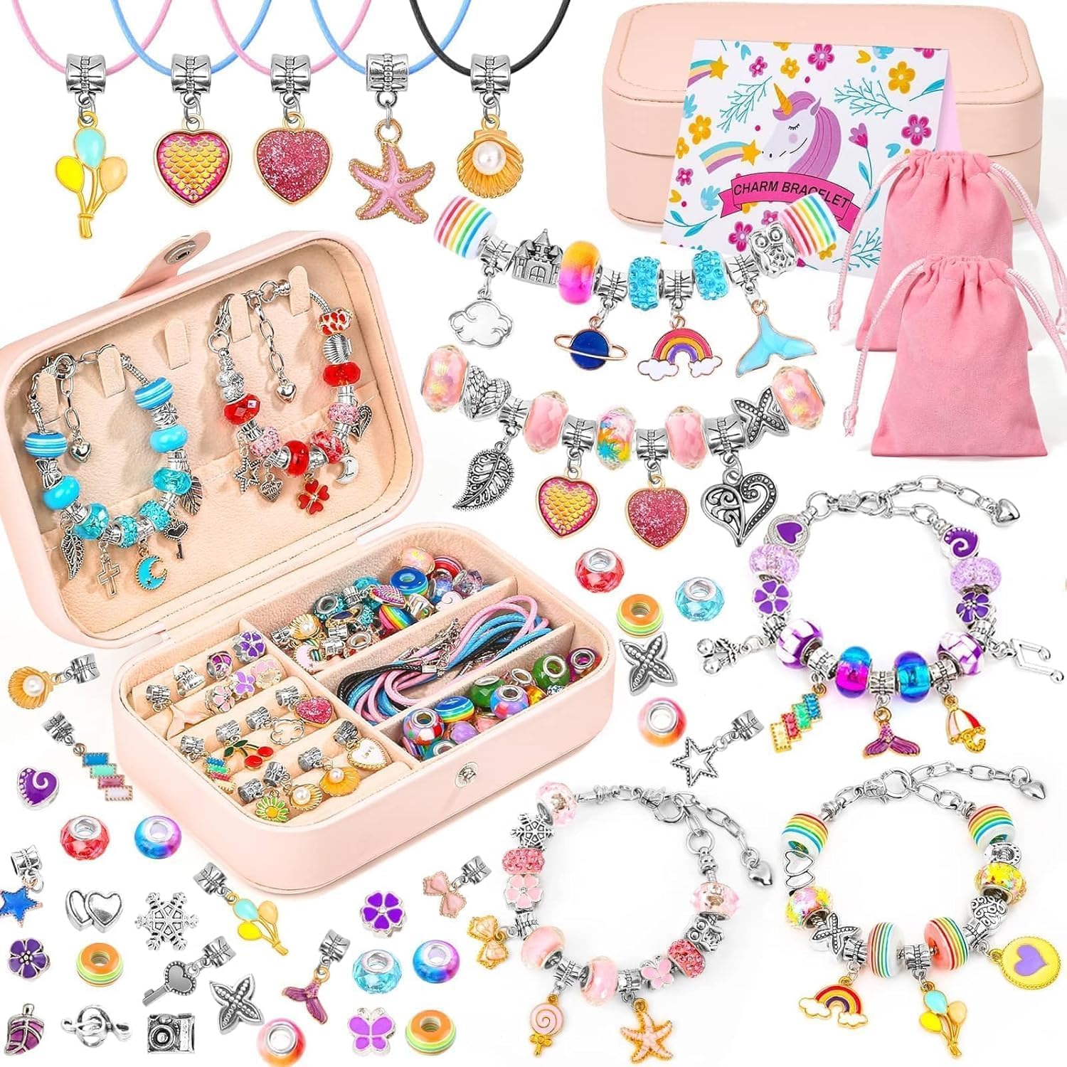 Sponsored Ad – Beauenty Bracelet Making Kit for Girls,150PCs Charm Bracelets Kit with Jewelry Box, Jewelry Charms, Bracelets for DIY Craft, Bracelet Gift for Adults and Kids，Present For 8-12 Year Old Girl