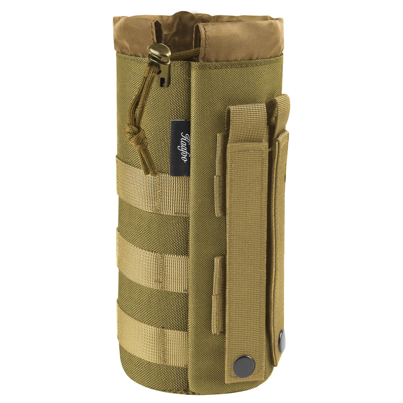 Molle Water Bottle Holder, Upgraded 1000D Nylon Tactical Molle Water Bottle Pouch, Sports Water Bottle Bag Bottom Mesh Lining Hydration Carrier for Camping, Climbing, Hiking and Travelling