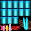 Lewtemi 4 or 6 100 Pack Bright Glow Sticks Bulk, Glow in The Dark Party Supplies Birthday and Holidays Party Favors