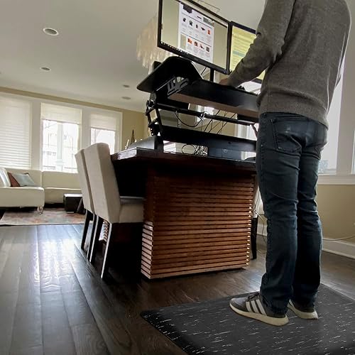 Miniatura 4 de NoTrax Sanitop 470 tapete de drenaje antifatiga, de hule, para áreas húmedas, Azul, 1