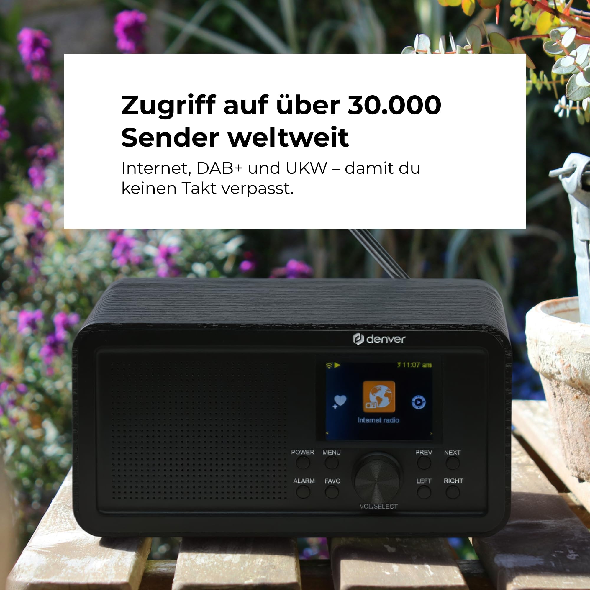 Denver DIR-200 Internet DAB FM Radio Bluetooth