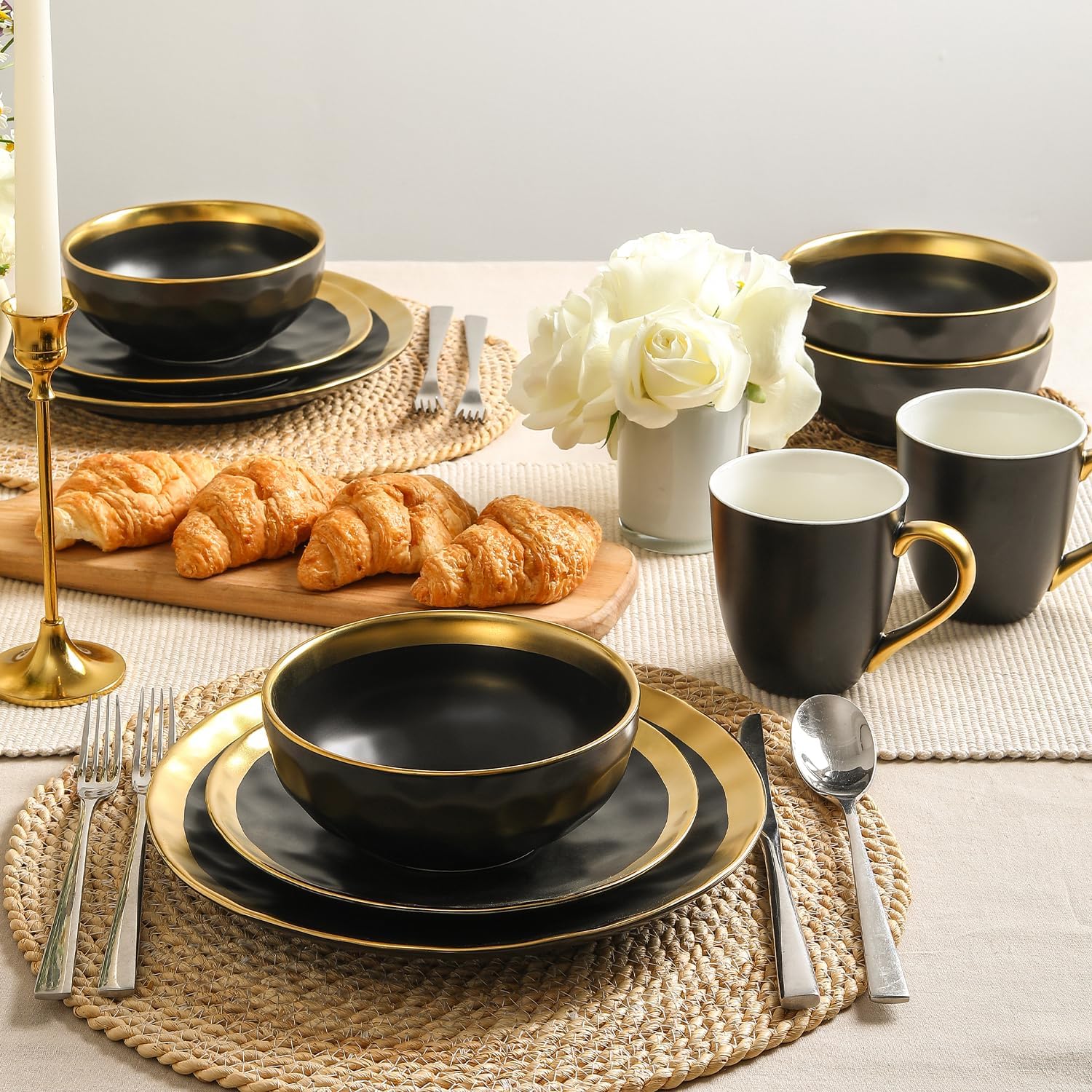 Ceramic Salad Bowls Set