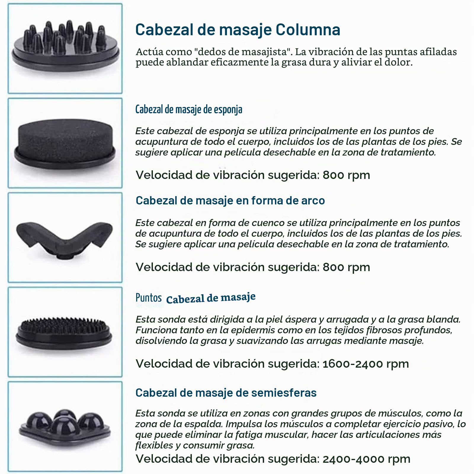 Máquina masajeadora corporal de vibración G5 Masajeador de cuerpo completo con 5 masajeadores Equipo de belleza adelgazante de cabeza Mecanismo de masaje de vibración de alta frecuencia Máqu