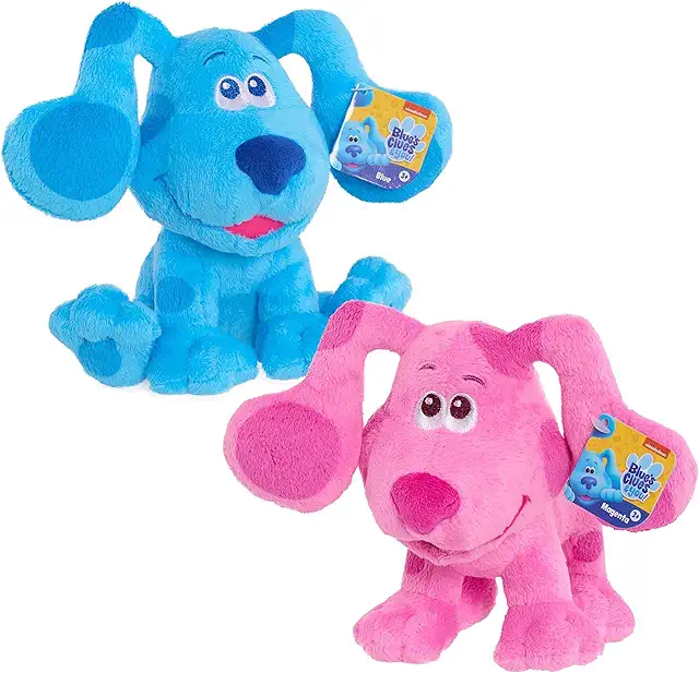 Blue's Clues & You Plüschtier 17 cm - Blau oder Magenta - Rasmus Klump Figur