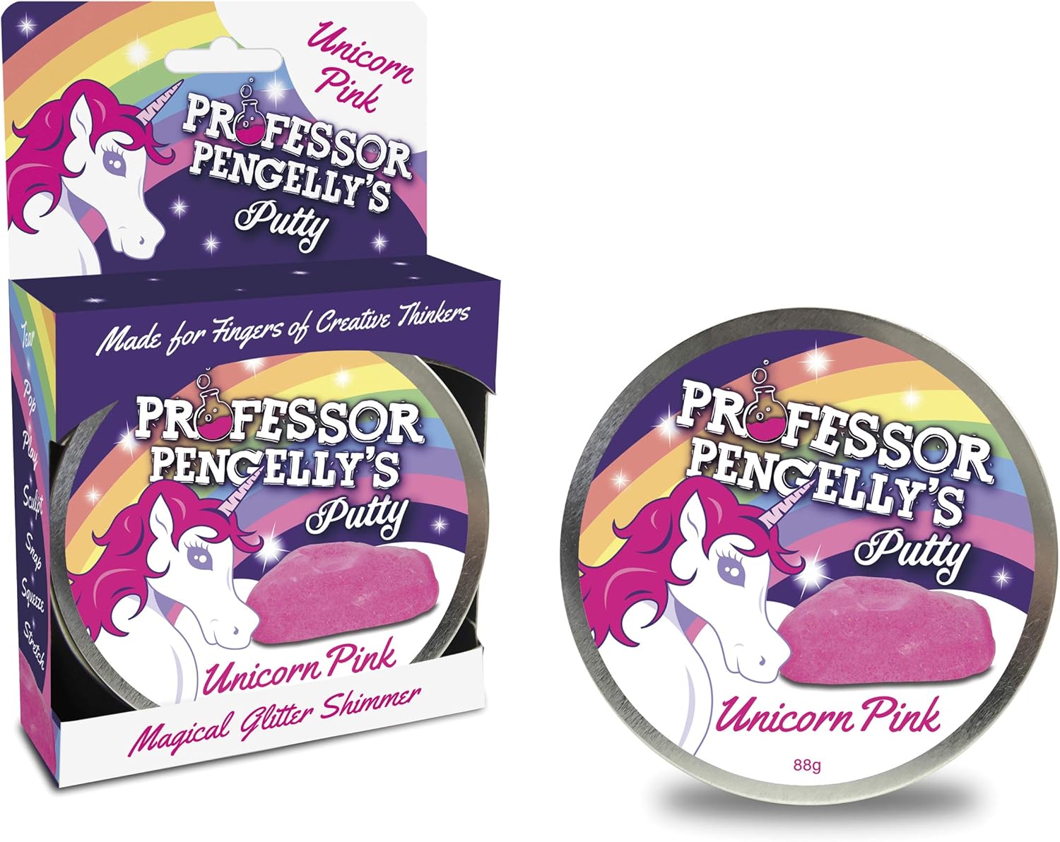 Professor Pengelly's Putty Unicorn Glitter Pink (9163)