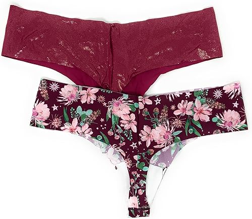Miniatura 2 de Victoria's Secret Bragas de tanga invisibles, paquete de 2