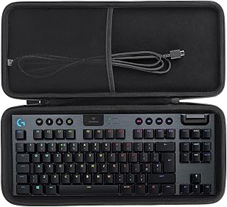 co2CREA Hard TKL Keyboard Storage Case for Logitech G915 LIGHTSPEED TKL Tenkeyless Wireless Mechanical Gaming Keyboard, Case Only