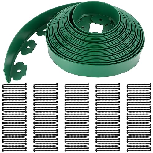 MCleanPin Garden Edging Border,100FT 2 Inch Tall Landscape Edging with