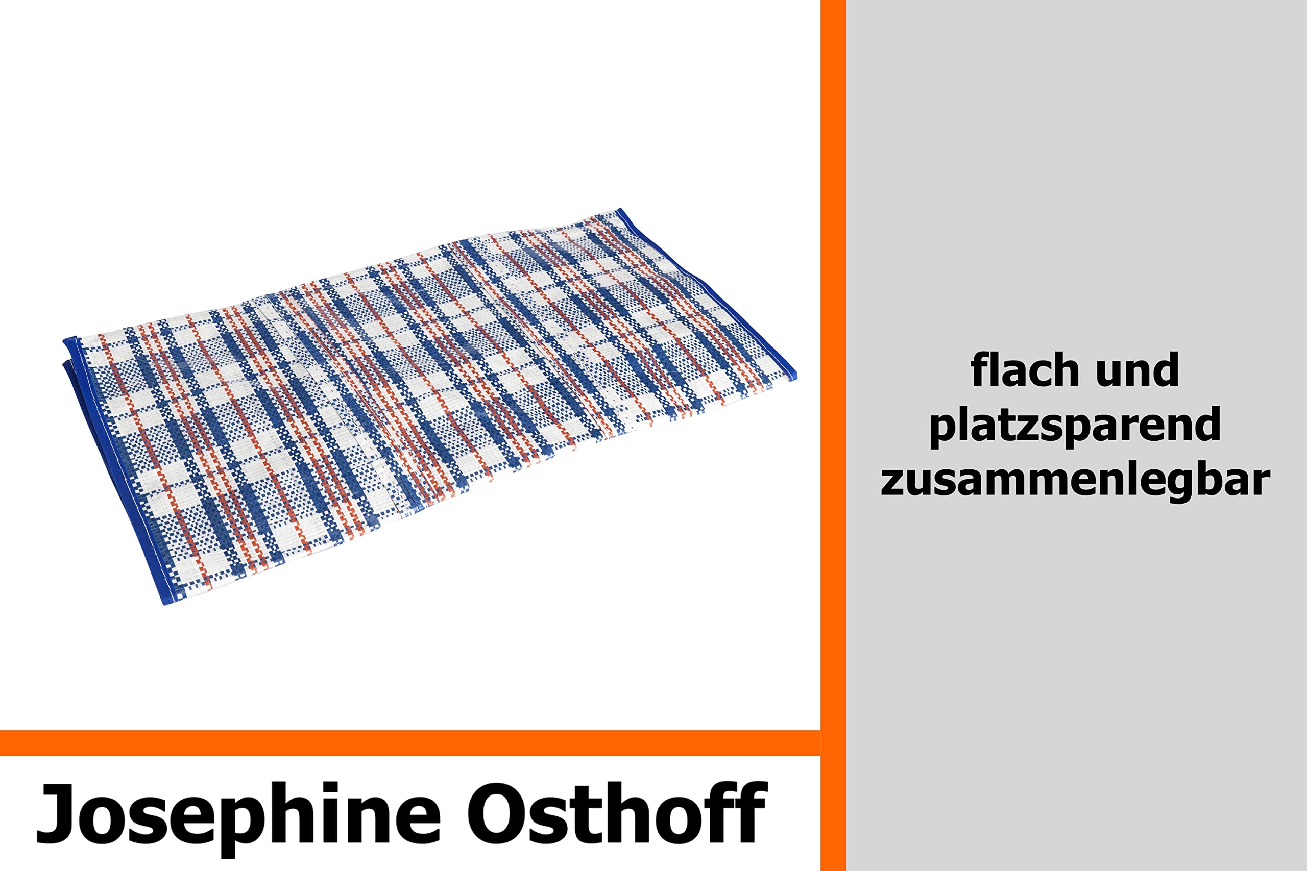 Josephine Osthoff Lot De 9 Sacs De Rangement Imperméables Unisexes, Durables Et Polyvalents, Avec Fermeture éclair, 75 L, 20 Kg, Bleu