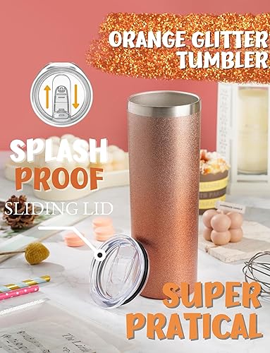 Miniatura 2 de Onebttl Decoración de Halloween, regalos para mujeres, adolescentes, adultos y niños, vaso delgado con temática de Halloween de 20 onzas, regalos