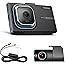 Thinkware X1000 Dual Channel Dash Cam 2K QHD 2560 x 1440 Front and Rear Cam, 156° Wide Angle Dashboard Camera Recorder with G