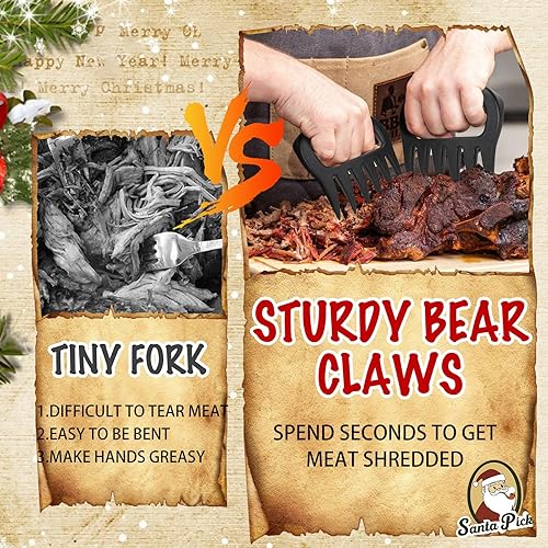 Miniatura 6 de SANTAPICK Garra de carne, rellenos de calcetines para hombres, regalos de Navidad para él, papá, hermano, hijo, abuelo, garras de carne para