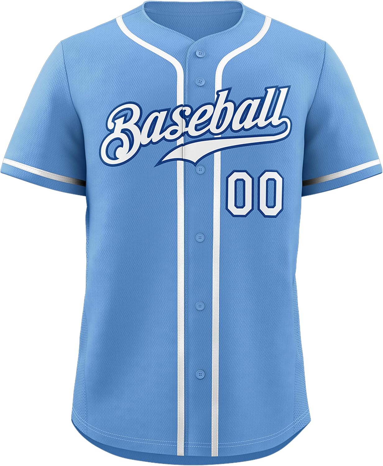 Custom Men's Baseball Jersey Button Down Shirt Stitched Name Number Sports Uniform for Women Youth Plus Size