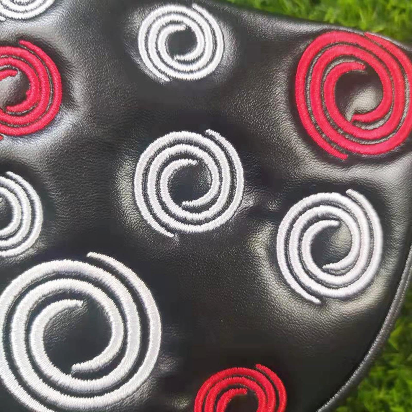 lopituwe Black Mallet Headcover With Circle Embroidery - Image 4