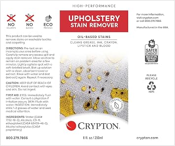 Crypton Upholstery Gold and Purple Stain Remover Kit with Odor Out Deodorizer (8 fl. oz.)
