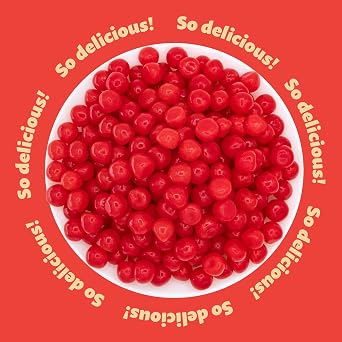 Cherry Sours, Chewy Candy Balls, Sour Candy, 2 Lb Bag | Old Fashioned Candy