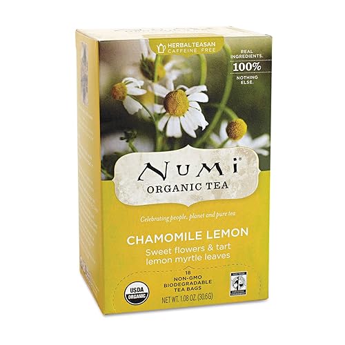 Numi té orgánico Manzanilla Limón18bolsas de té