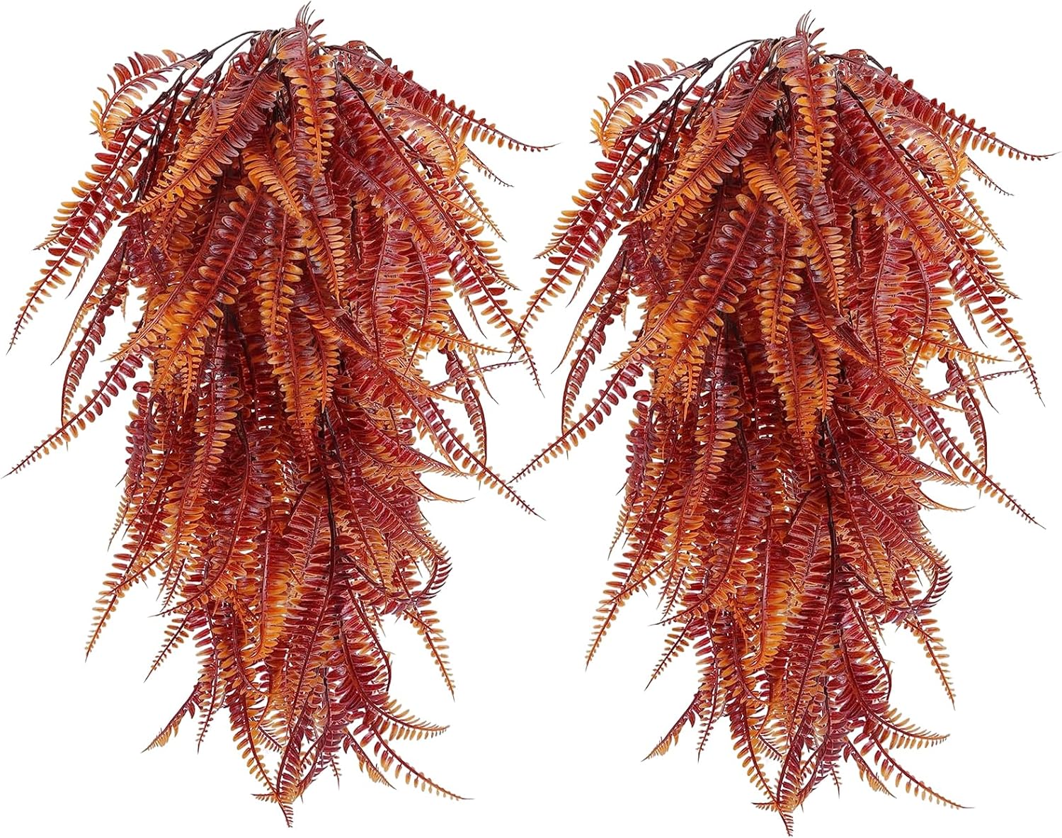 XHXSTORE 4pcs Fall Artificial Hanging Plants 2.7FT Fall