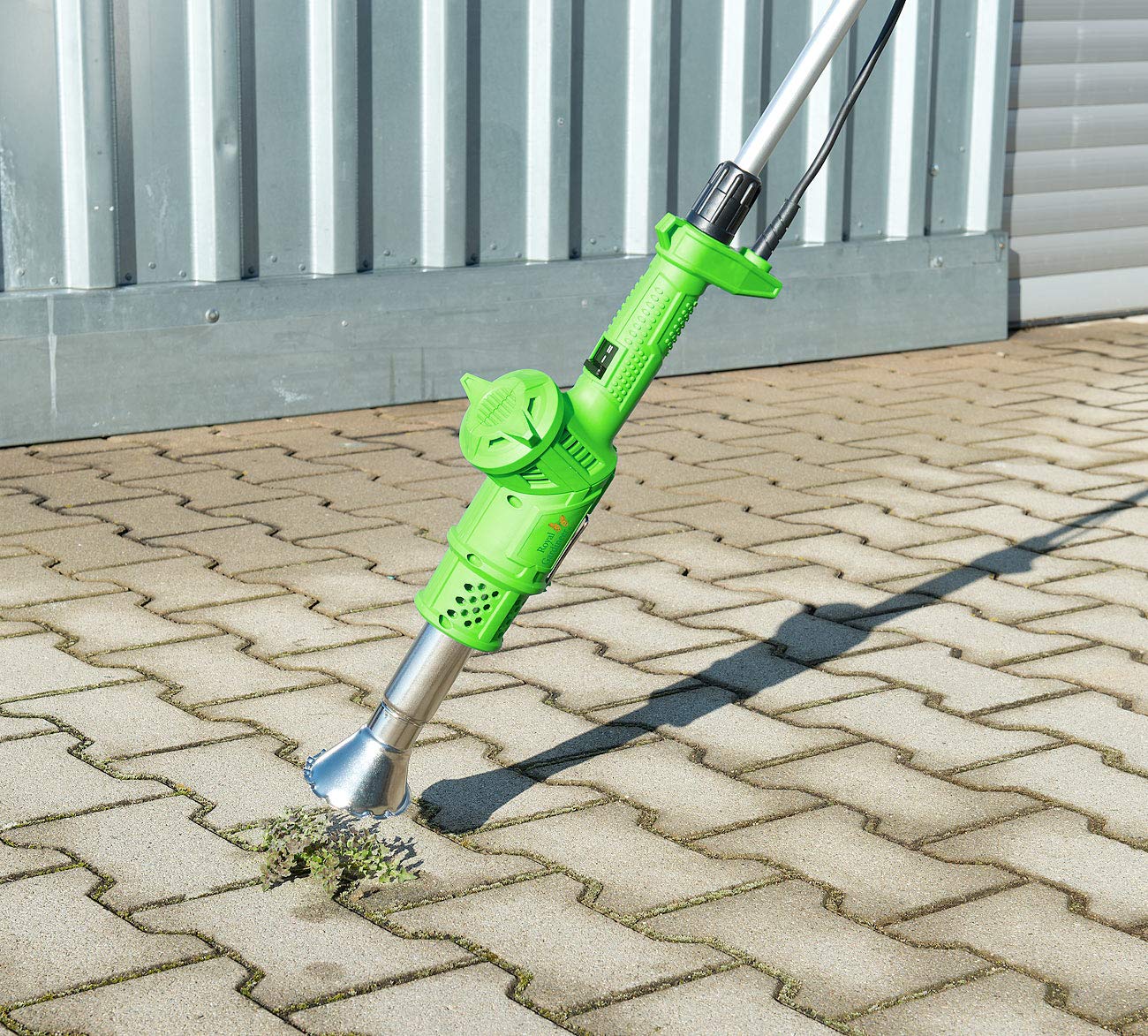 Royal Gardineer Unkrautverbrenner: Elektro 6in1-Unkrautvernichter & Grillanzünder, 80 & 650 °C, 2.000 W (Elektrischer Unkrautvernichter, Unkrautverbrenner elektrisch, Elektrische Vernichter)