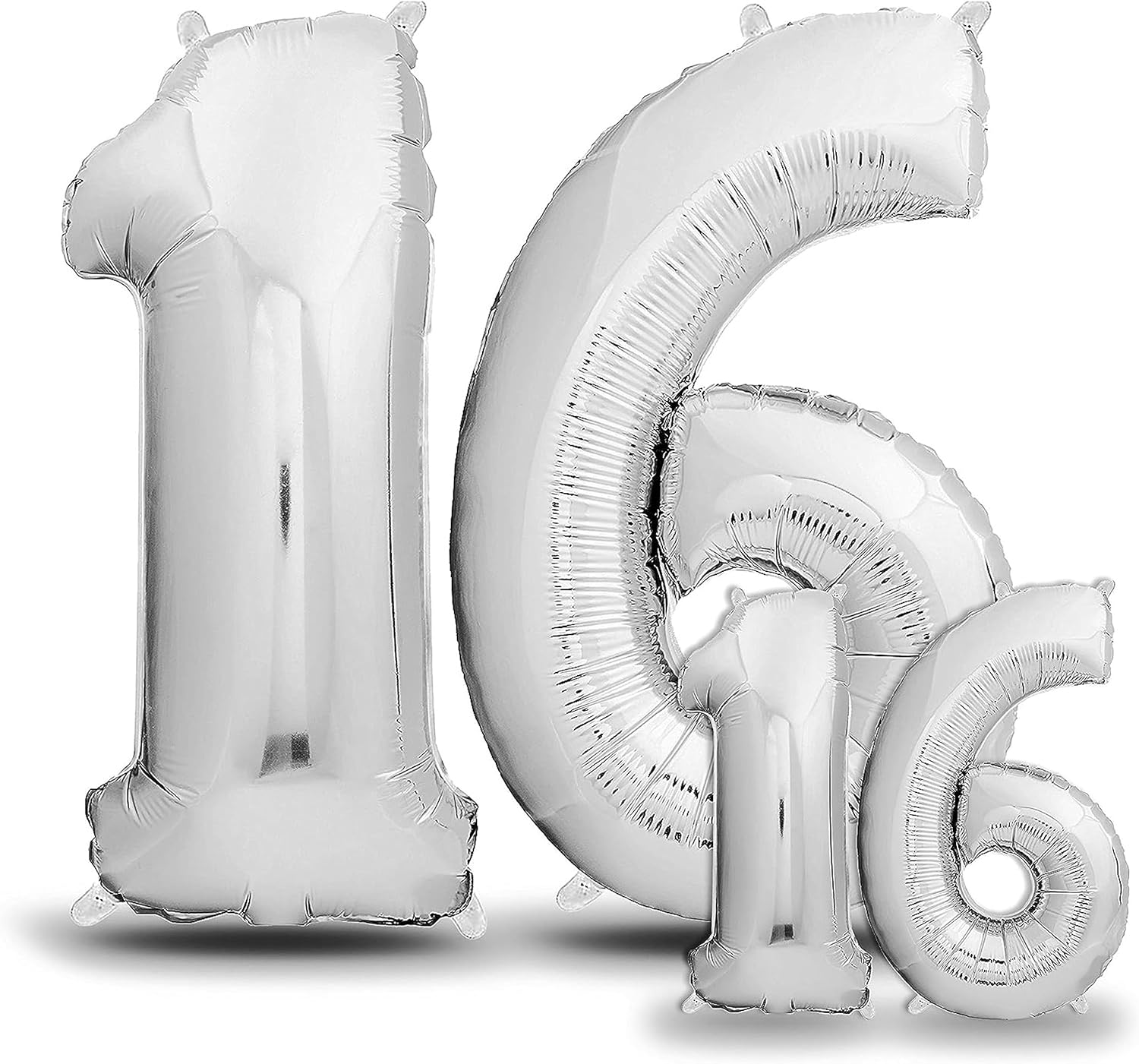 Palloncino Numero 18 Oro Per Compleanno - 101 Cm, In Foil, Vola Con Elio, Decorazione Festa - Foto 9