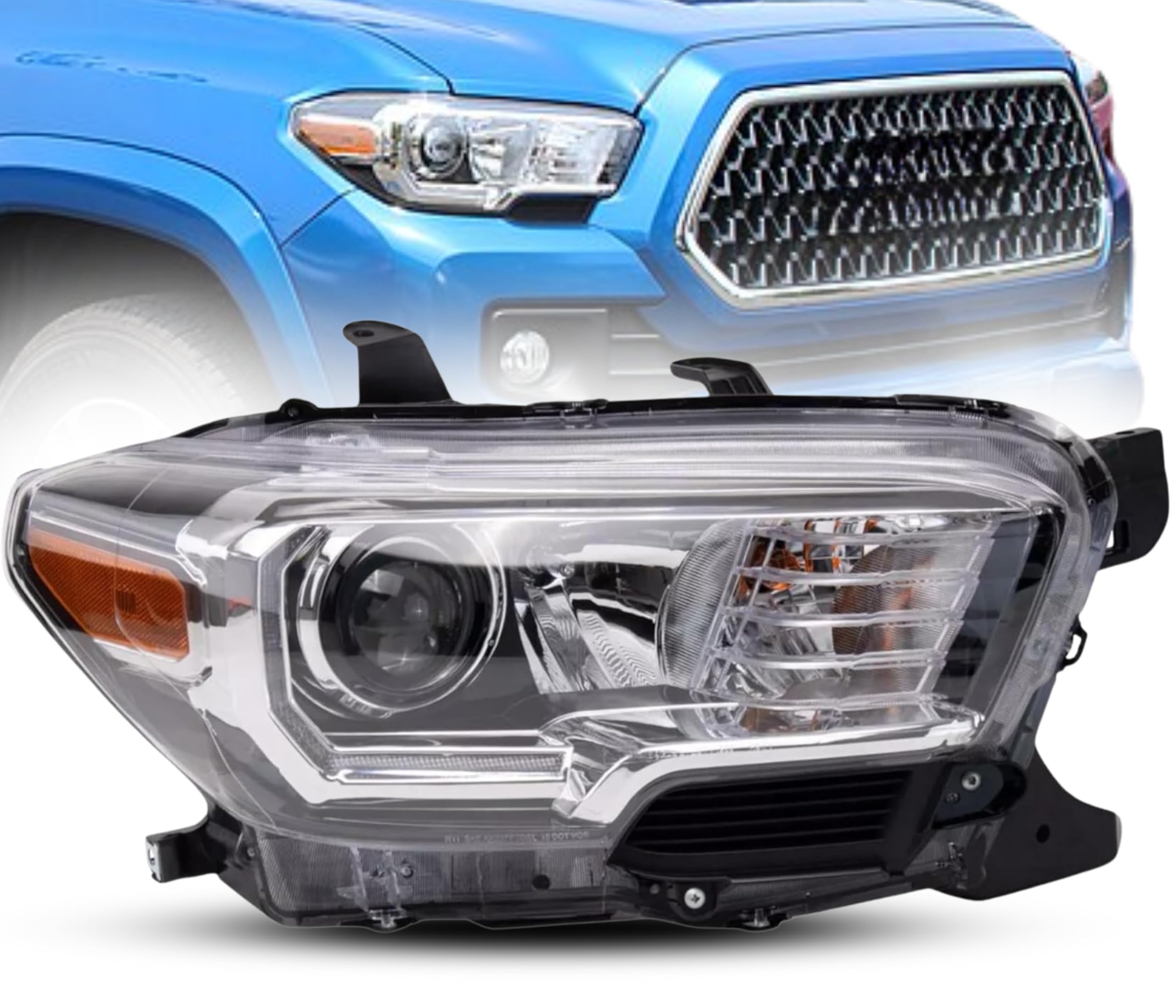 For 2016-2023 Toyota Tacoma 6000K Front LED Headlight Hi/Lo Beam Fog Light Bulbs For 2016-2023 Toyota Tacoma 6000K Front LED Headlight Hi/Lo Beam Fog Light Bulbs