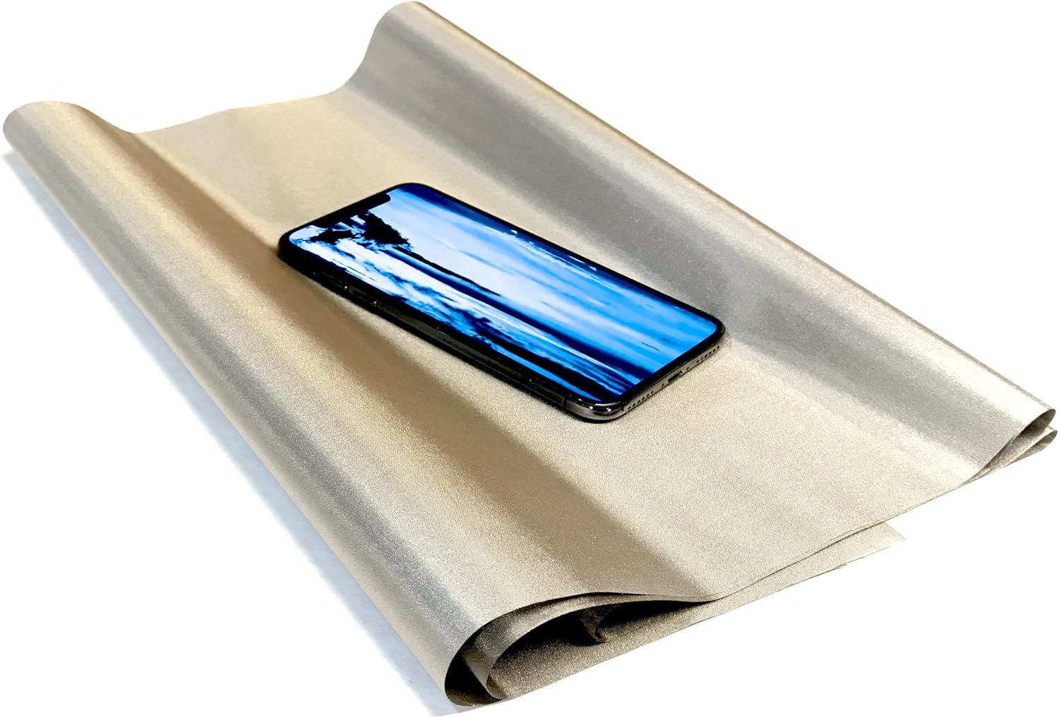 Cyber NC-TF Faraday Fabric EMF RF Shielding Nickel Copper Taffeta Fabric Roll (42 x 5')