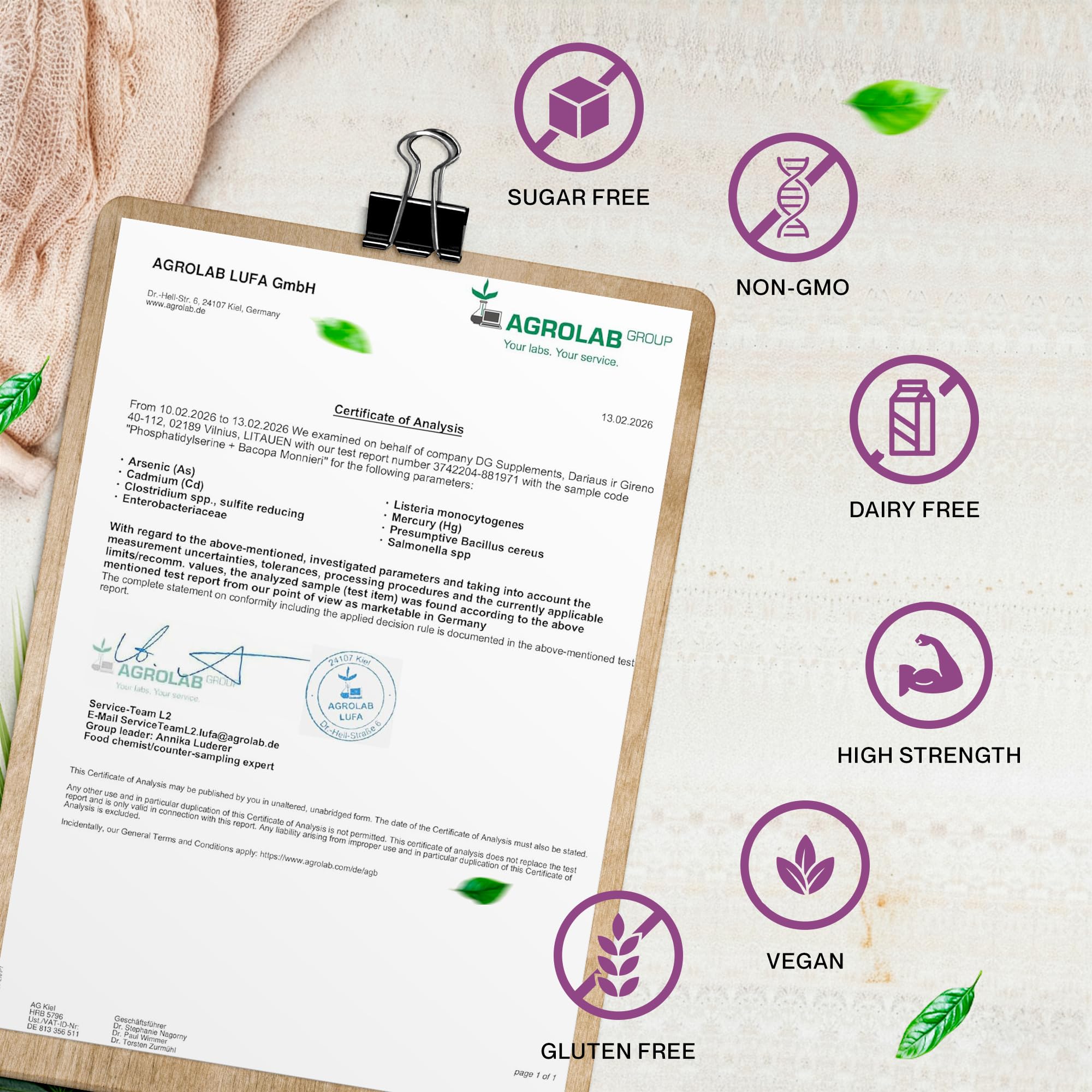 Hepatica Phosphatidylsérine + Bacopa Monnieri | PS 125 mg + Bacopa 20:1 Standardisé à 50% de Bacosides (62,5 mg) | 90 Gélules Véganes | Réserve 3 Mois | GMP & laboratoire indépendant