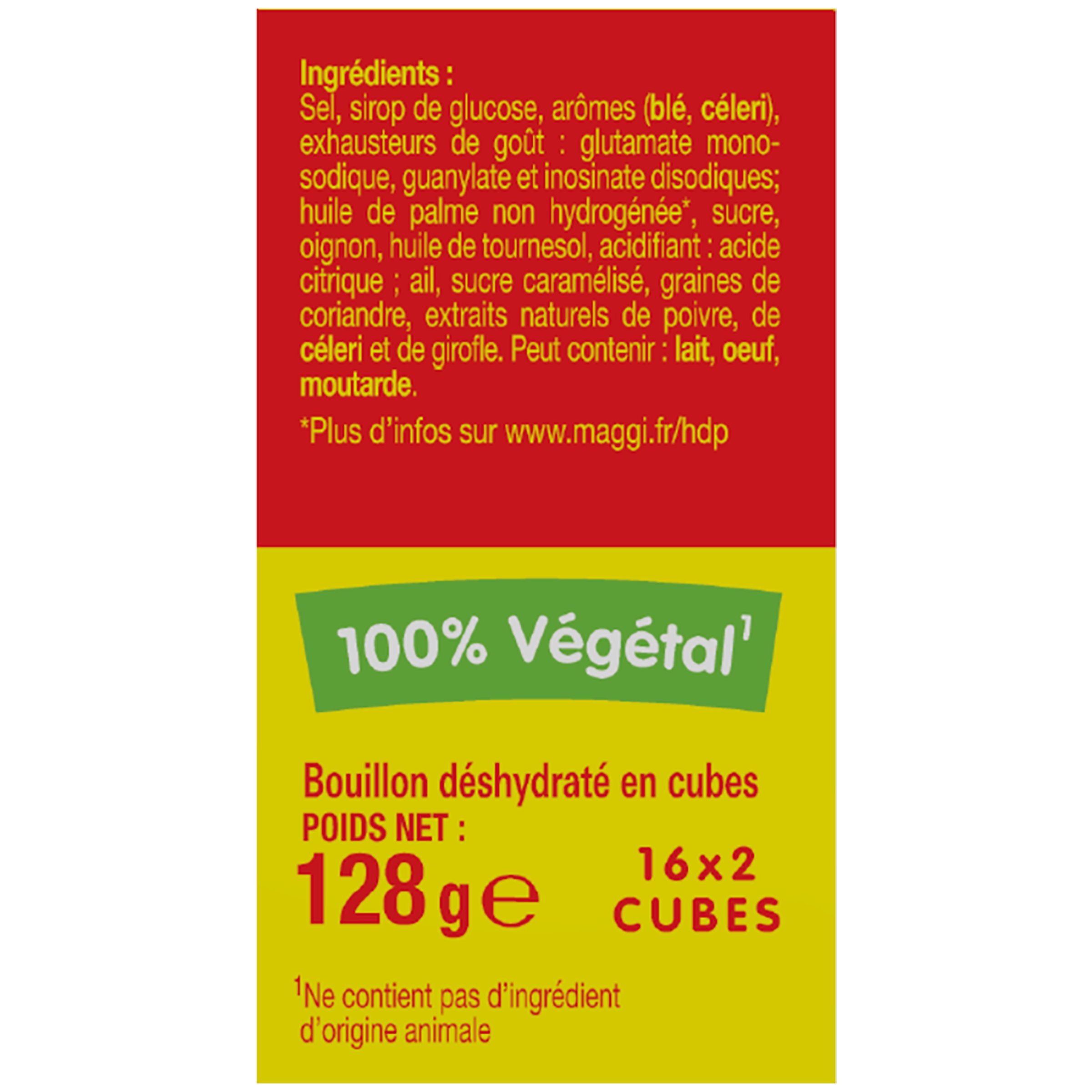Maggi Bouillon Kub O El Original (32 Cubos) -128G