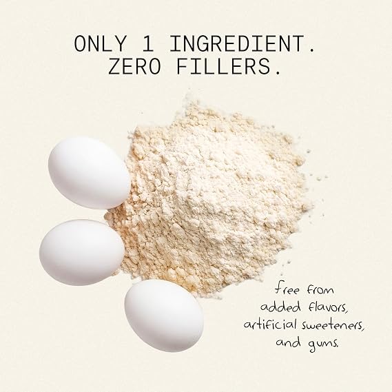 Julian Bakery Egg White Protein Powder, Unflavored, 24g Protein, 3 Pack