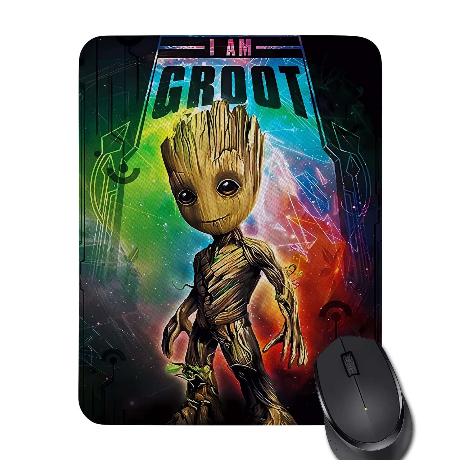 Super Spiderman Groot Mouse Pad for Women Men Rectangle Mouse Pads for Computers Laptop Spiderman Groot Fans Gifts Cosplay Movie Lover Gifts (Groot)