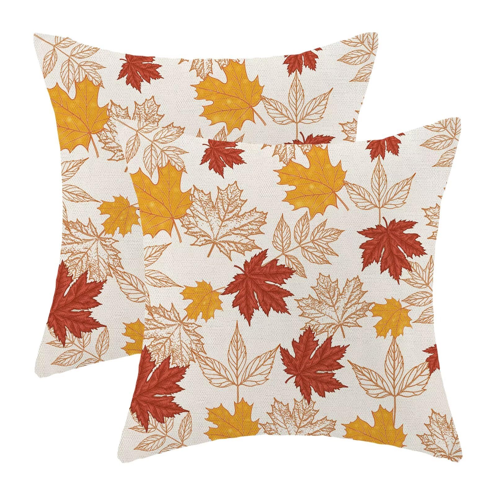 Housse de coussin feuille d'érable, le cadeau idéal pour célébrer Thanksgiving