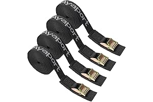 Ayaport Cargo Tie Down Straps for Heavy Duty Securing
