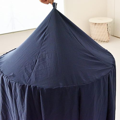 Miniatura 11 de Toldo para cuna para niños y niñas, red de cúpula redonda, cortina de cama para sala de juegos, cama de bebé, interior y exterior, castillo de