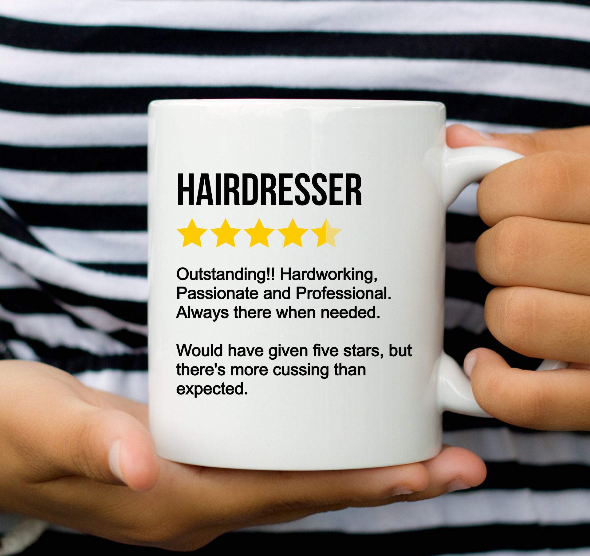 Hairdresser Review, Hairdresser Mug, Hairdresser Gift, Gift For Hairdresser-image-7