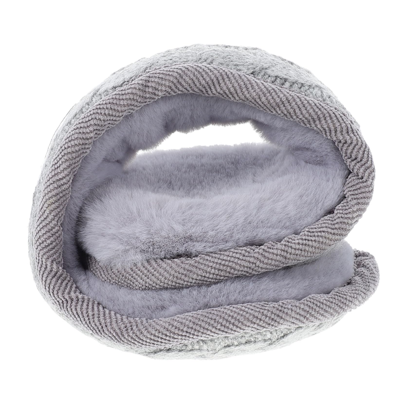 WRITWAA Earmuffs for Winter Sleep Knitted Cotton Ear Warmer Handmade Ear Covers Unisex Simple Design Comfortable for Ages
