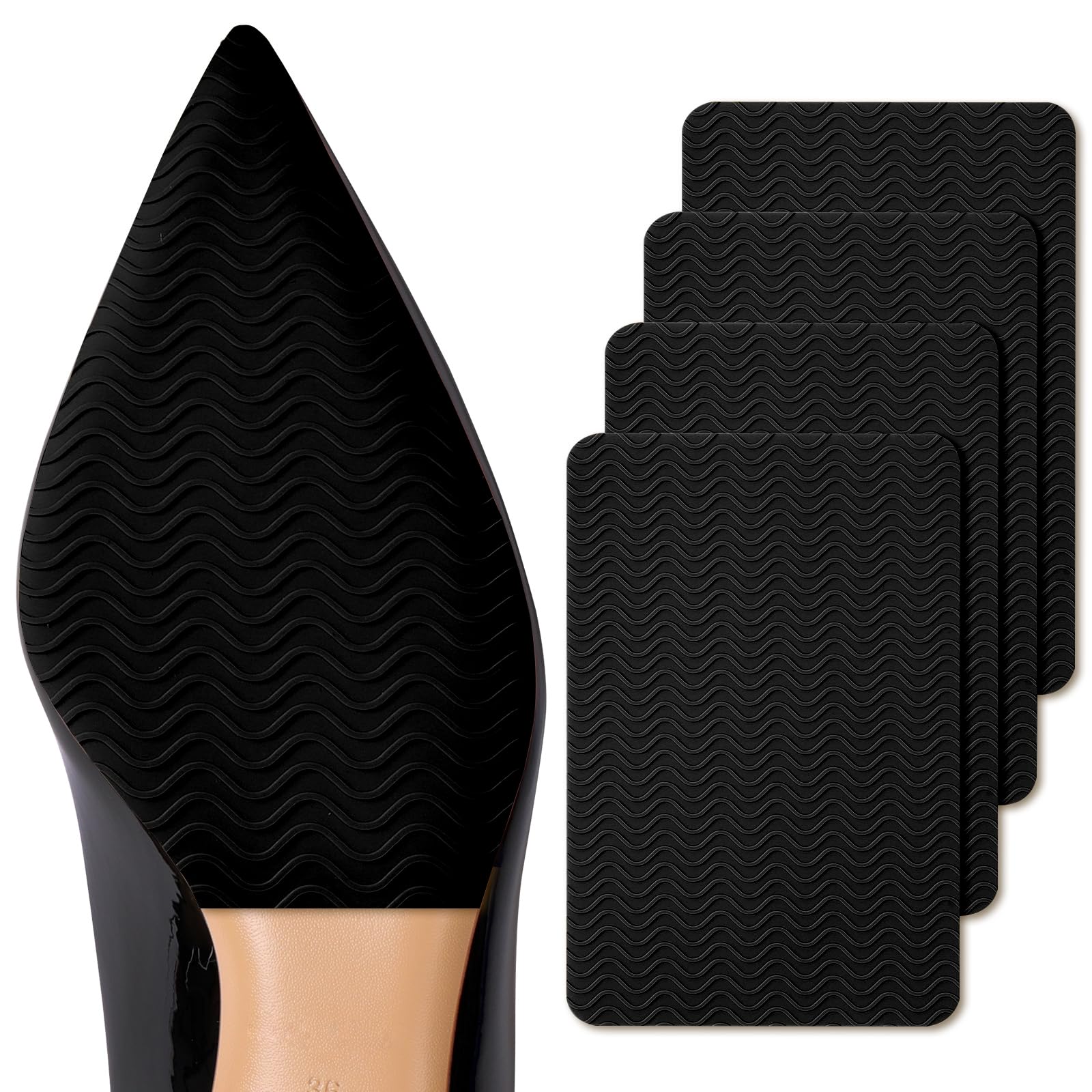 Protector inferior de suela de zapato, agarres autoadhesivos en la parte inferior de los zapatos, almohadillas antideslizantes para zapatos, protector de suela de zapatos, almohadillas