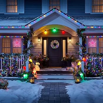 クリスマス Christmas C9 Christmas Lights Outdoor, 114 Feet 150 LED C9 String