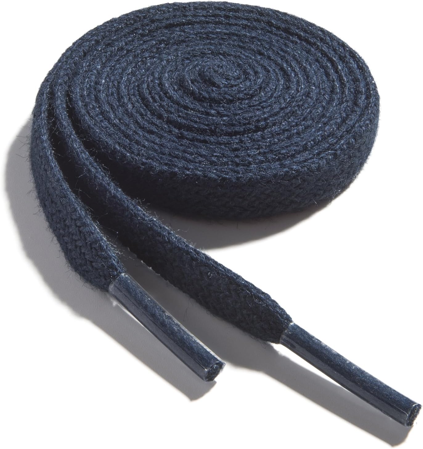 Cotton Flat Dress Thin Shoelaces - 100 Percent Cotton Dress Shoe Laces 2 Pair Pack - Made in the USA