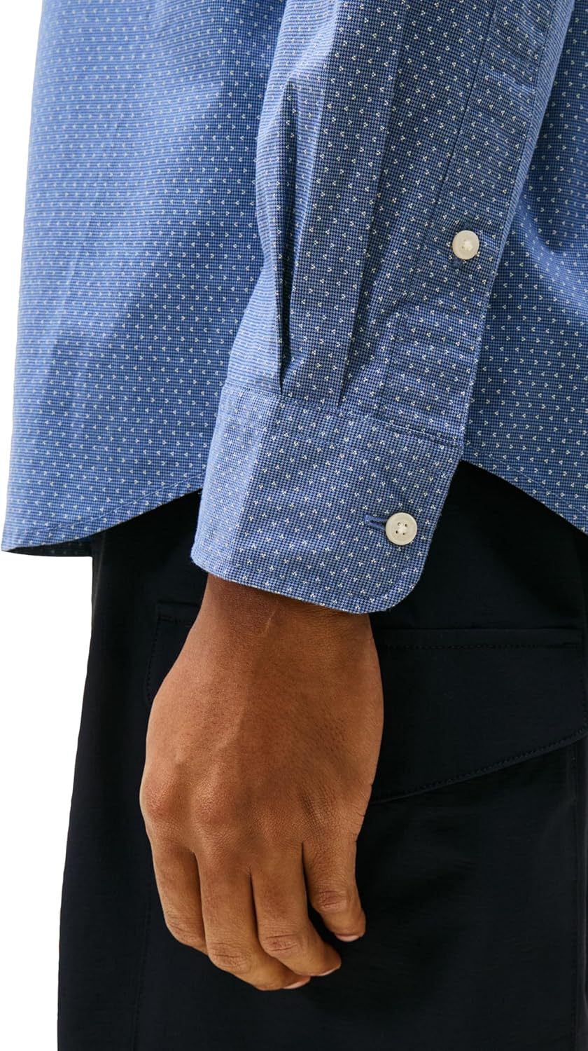 Tommy Hilfiger Mens Long Sleeve Poplin Shirts in Regular Fit, Men's Button Down Shirts, Also Available in Big and Tall - Image 2