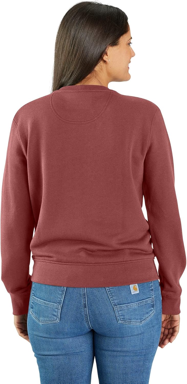 Carhartt Women's Relaxed Fit Midweight French Terry Crewneck Sweatshirt - Image 2