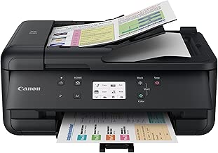 Canon PIXMA TR7520 Wireless Home Photo Office All-In-One Printer with Scanner, Copier and Fax: Airprint and Google Cloud Compatible, Black - coolthings.us